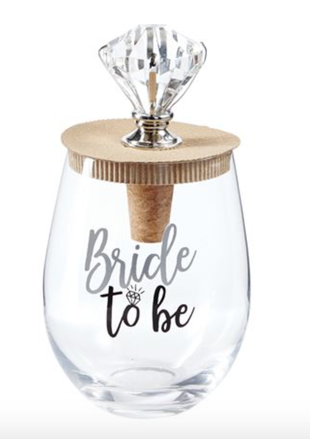 WEDDING BLING WINE GLASS TOPPER SETS