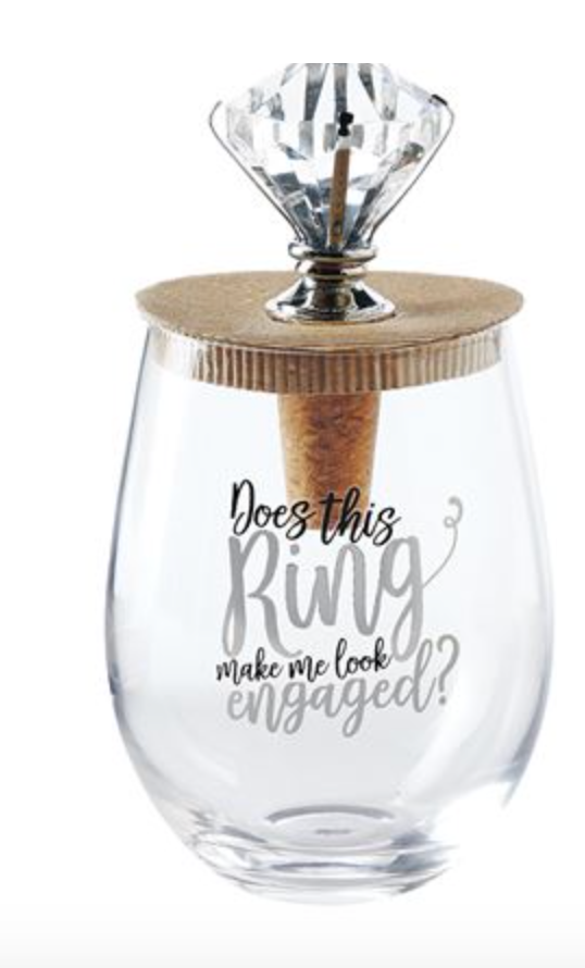 WEDDING BLING WINE GLASS TOPPER SETS