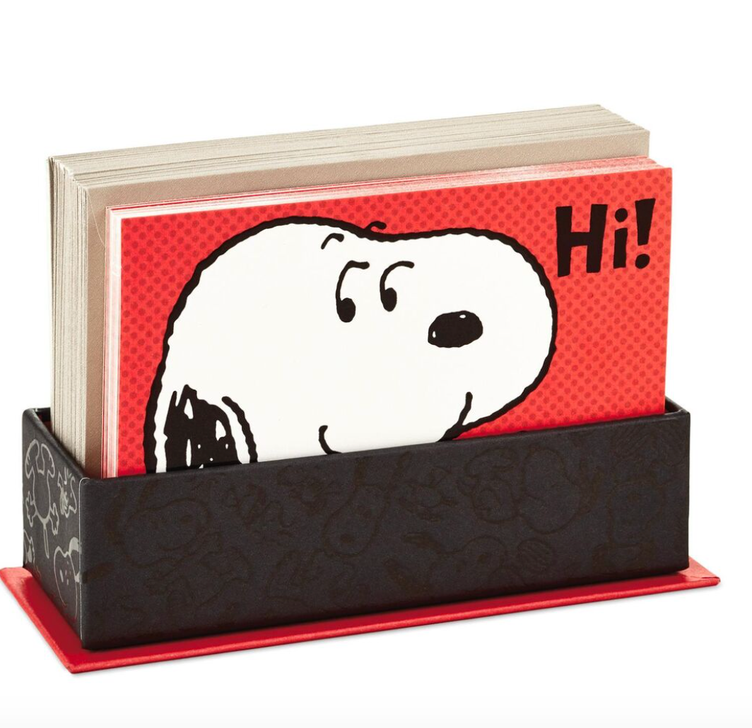 PEANUTS SNOOPY ASST BLANK NOTE CARDS – Christine's Hallmark Shop