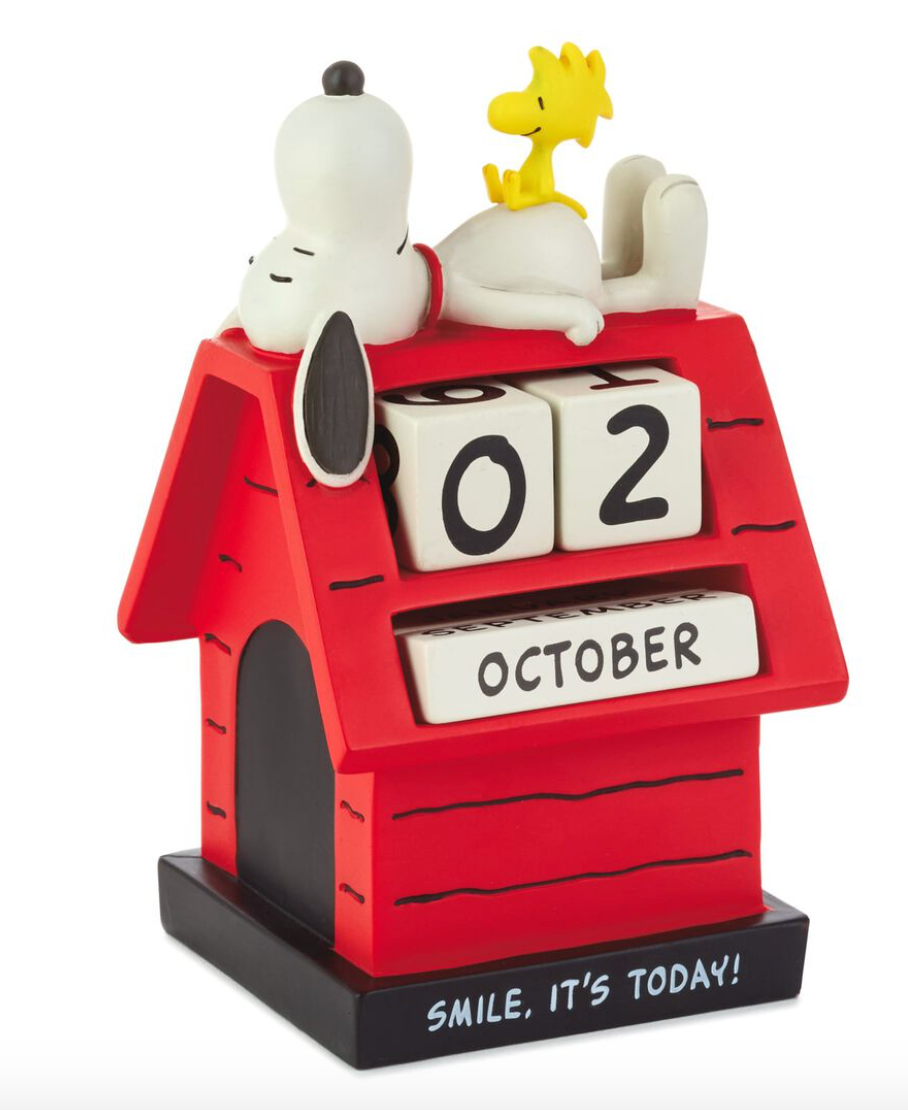 PEANUTS SNOOPY SMILE PERPETUAL CALENDAR