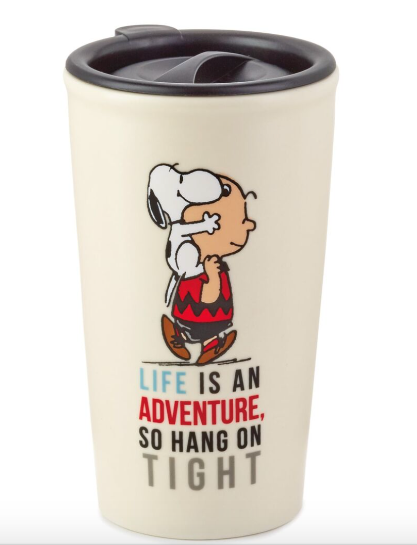 PEANUTS CHARLIE BROWN & SNOOPY TRAVEL MUG