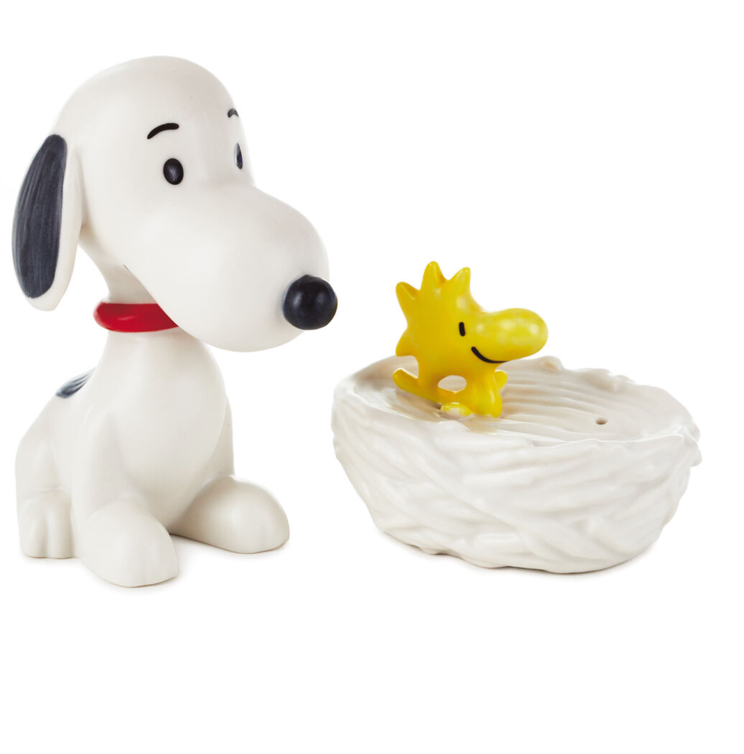 PEANUTS SNOOPY & WOODSTOCK SALT AND PEPPER SHAKERS