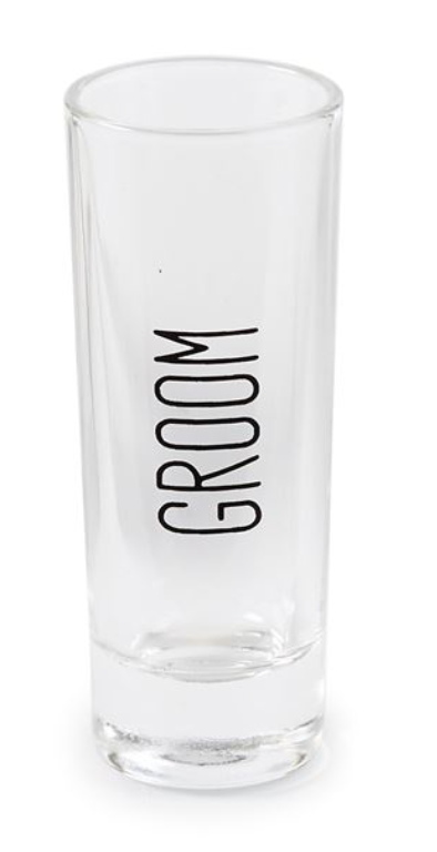 GROOM/GROOMSMAN SHOT GLASS