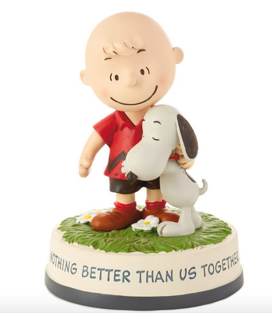 PEANUTS CHARLIE BROWN & SNOOPY FIGURINE