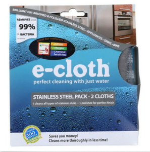 E-CLOTH STAINLESS STEEL CLEANING CLOTH SET