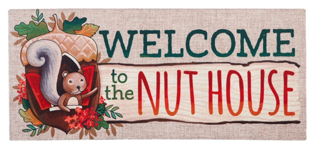 WELCOME TO THE NUT HOUSE SASSAFRAS SWITCH MAT