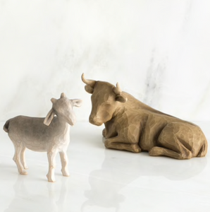 OX AND GOAT (SET OF 2)