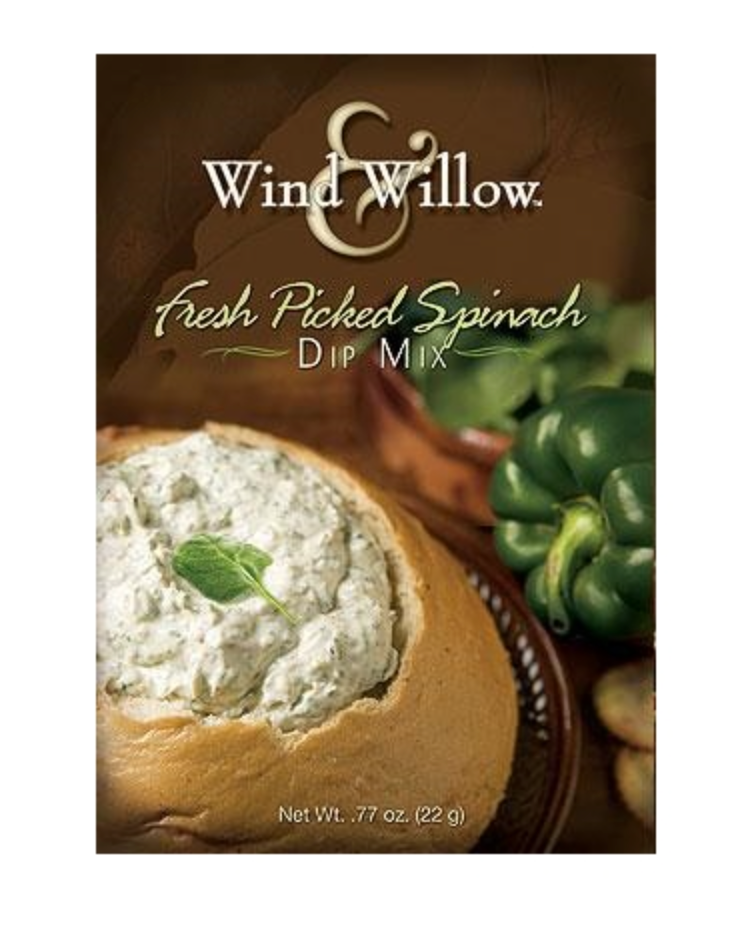 WIND AND WILLOW FRESH PICKED SPINACH DIP