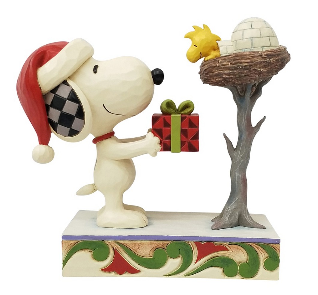 JIM SHORE SNOOPY AND WOODSTOCK CHRISTMAS