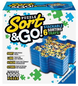 PUZZLE SORT AND GO STACKABLE SORTING TRAYS